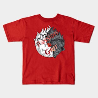 Passion and Grit (3) Kids T-Shirt